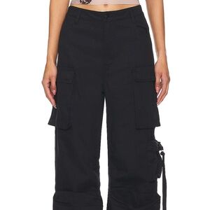 Steve Madden Duo Cargo Pant in Black